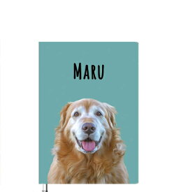 【予約販売】 ゴールデンレトリバー犬のマル 2025年 A5ノート帳 No25120