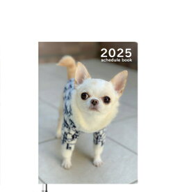 【予約販売】 チワワのクリム 2025年 犬 A5スケジュール帳 A525327