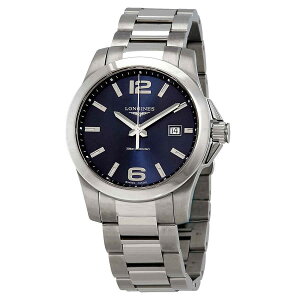 �y���������z�r���v�@�E�H�b�`�@�N�H�[�clongines conquest quartz steel 41mm L3.759.4.96.6