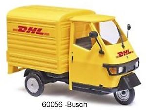 【送料無料】模型車 モデルカー スポーツカー ブッシュトラックbusch 60056 piaggio ape 50 dhl spur 0 fahrzeug modell 1 43 neu