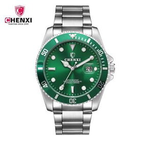 【送料無料】chenxi luxury brand all stainless steel rotatable bezel quartz watch