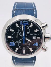 【送料無料】orologio locman chrono 420pelbl acciaio 3 bracciali 560 46mm scontatissimo