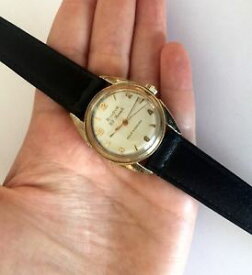 【送料無料】vintage bulova selfwinding 10bpac gents wrist watch 23 jewels runs