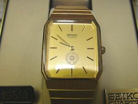 【送料無料】vintage mens sieko quartz watch circa 1980 chrysler never worn cost 195