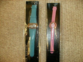 【送料無料】deluxe jeweled blue pink watch bijoux terner adjustable in pkg reg 5000