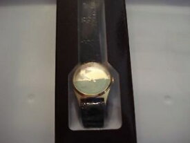 【送料無料】neues angebot rare vintage advertising golf 18 tee moving ball gold promo watch