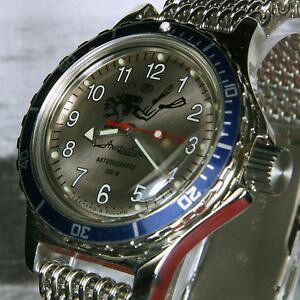 �y���������zneues angebotvostok amphibian, amphibia russian scuba dude auto dive watch, , boxed