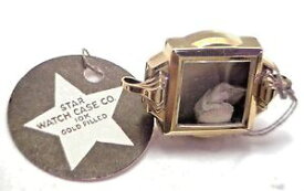 【送料無料】nos antique vintage star watch co womens 10k gold gf deco wrist watch case um22