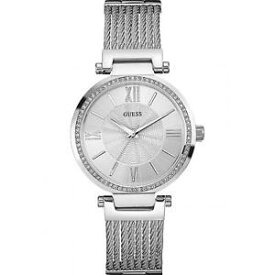 【送料無料】neues angebotguess womens soho 365mm steel bracelet amp; case quartz analog watch w0638l1