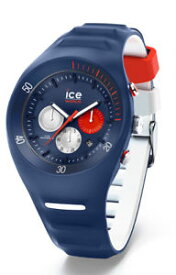 【送料無料】ice watch 014948 p leclercq dark blue large, silikon rot chronograph chrono