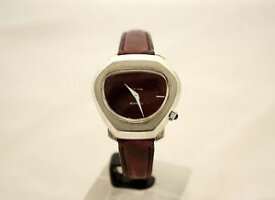 【送料無料】orologio vintage da donna gold time in argento rosso amaranto