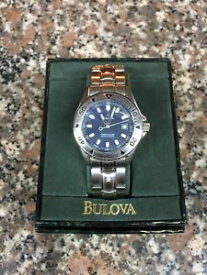 【送料無料】orologio bulova stainless steel 3atm water resistant quarzo