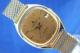 【送料無料】gents nos vintage retro junghans astro quartz watch 1970s swiss cal 66720