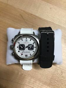 yzbriston clubmaster 16142ssp2rb wristwatch wrist watch swiss quartz stainless