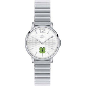 �y���������zorla kiely frankie ladies stainless steel bracelet watch ok4003oknp