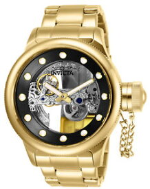 【送料無料】invicta 26270 mens russian diver automatic gold tone bracelet watch