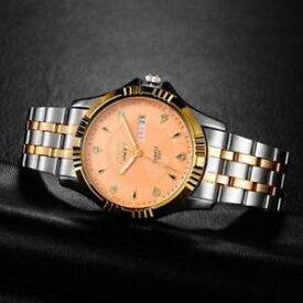 【送料無料】mens folding clasp watches stainless steel fashion casual quartz wristwatches