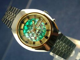 【送料無料】vintage retro swiss tressa lux crystal automatic watch 1970s nos cal as 5206