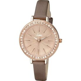 【送料無料】ladies limit stone set strap watch model 6085