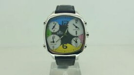 【送料無料】pryngeps orologio a601 5 fusi orari timer world 3 atm pelle watch