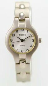 【送料無料】timex womens matte stainless steel water resistant quartz battery watch