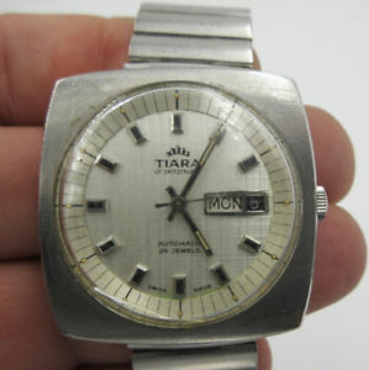 楽天市場】【送料無料】vintage tiara watch swiss automatic 23