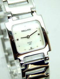 【送料無料】vintage swiss made mallard stainless steel quartz watch with gift box nos