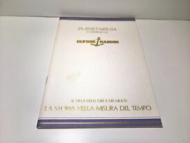 【送料無料】rare vintage ulysse nardin planetarium copernicus instruction bookletmanual