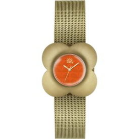 【送料無料】orla kiely poppy gold plated bracelet watch ok4050oknp