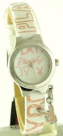 【送料無料】playboy ladies quartz analog watch with charm pb0100