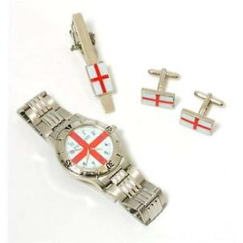 【送料無料】boxx england watch tie pin and cufflinks gents gift set in presentation box