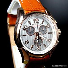 【送料無料】invicta reserve specialty swiss cosc chronometer chronograph brown watch