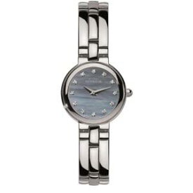 【送料無料】michel herbelin womens 22mm steel bracelet amp; case quartz watch 17412b60
