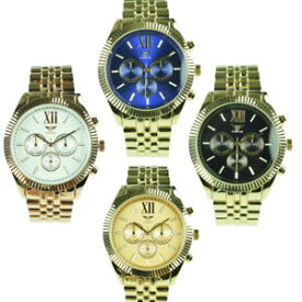 【送料無料】classic collection ny london mens metal chain wrist watch valentine gift pi7519
