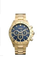 【送料無料】 hugo boss hb 1513340 mens gold chronograph watch 2 year warranty