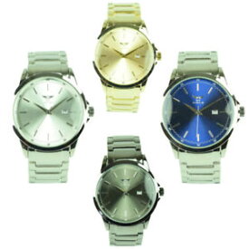 【送料無料】casual fashion ny london mens metal chain wrist watch valentines gift pi7560