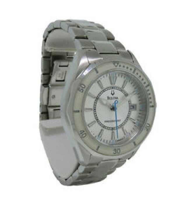 楽天市場】【送料無料】bulova precisionist 96m123 womens round 