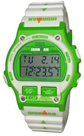 【送料無料】timex ironman triathlon sport mens green white digital watch tw5m03700