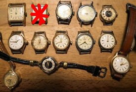 【送料無料】12 uhren konvolut lot umf ruhla umf diva m3 uhrwerk vintage watch ddr 50 60er