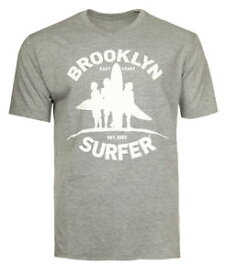 【送料無料】brooklyn surfer herren tshirt hellgrau 5985773