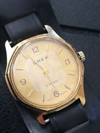 【送料無料】orex 17 jewels made in romania watch goldplated cca1970 35x41mm