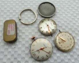 【送料無料】lot of 4 mens vintage watch parts