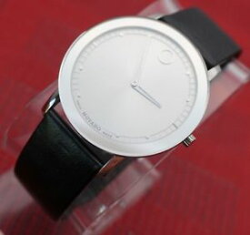 【送料無料】movado sapphire mirror bezel, very thin case, mens model 0606694,retail1095