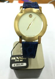 【送料無料】orologio movado watch nuovo 30 m swiss pelle blu 560702621 watch blue leather