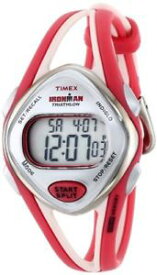 【送料無料】timex womens ironman sleek 50lap red and white resin digital watch t5k787