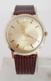 【送料無料】vintage 10k gf elgin mens automatic watch 1960s* exlnt condition* serviced