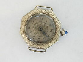 【送料無料】hekler 14k white gold filled wristwatch manual wind 0747
