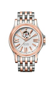 【送料無料】bulova mens kirkwood swiss automatic stainless steel casual watch 65a105
