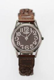 【送料無料】relic watch mens brown leather stainless antiqued silver water resistant quartz