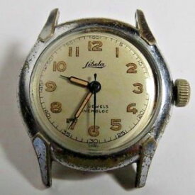 【送料無料】vintage swiss mens libela incabloc 17 jewels military watch runs